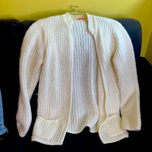 White teddy bear sweater